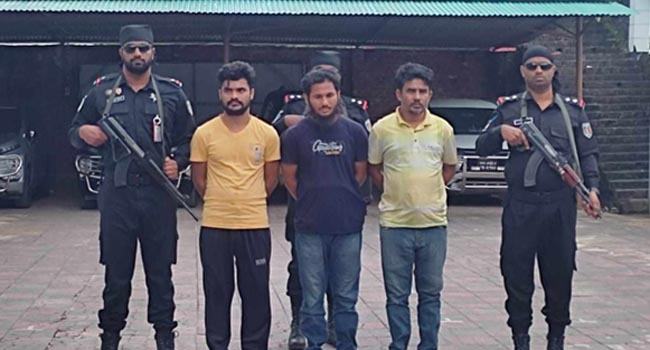 আরসার শীর্ষ তিন সশস্ত্র কমান্ডার গ্রেফতার