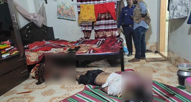 স্ত্রী ফিরে দেখলেন, ঘরে স্বামীর হাত-পা-মুখ বাঁধা লাশ