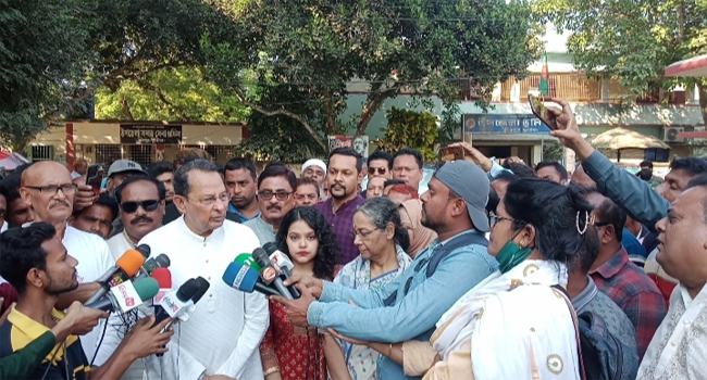 ১৪ দল জোটবদ্ধভাবে এবং আমি নৌকা প্রতীক নিয়ে নির্বাচন করব : ইনু