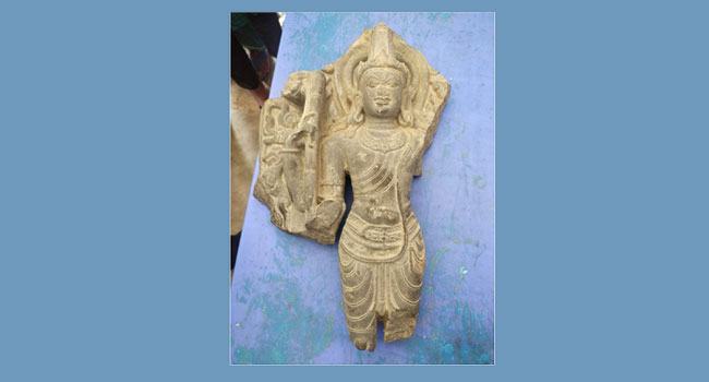 দিনাজপুরের বিরলে বিষ্ণু মূর্তি উদ্ধার