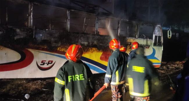 ২৪ ঘণ্টায় ৫টি অগ্নিসংযোগ ঘটেছে : ফায়ার সার্ভিস
