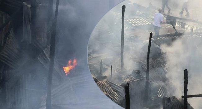রাঙ্গামাটিতে ১২টি দোকান আগুনে পুড়ে ছাই
