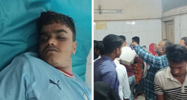 গাংনীতে ফুটবলের আঘাতে কলেজছাত্রের মৃত্যু