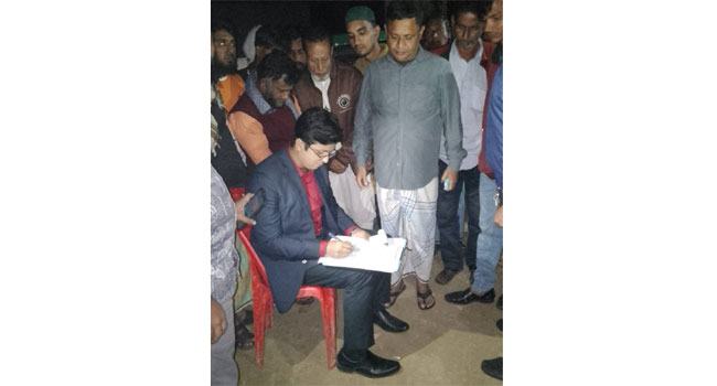 বুড়িচংয়ে আচরণবিধি লঙ্ঘনের দায়ে স্বতন্ত্রপ্রার্থীকে ৫ হাজার টাকা জরিমানা
