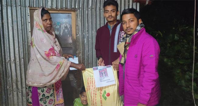 অসহায় রাব্বির পরিবারের পাশে বিএনপি