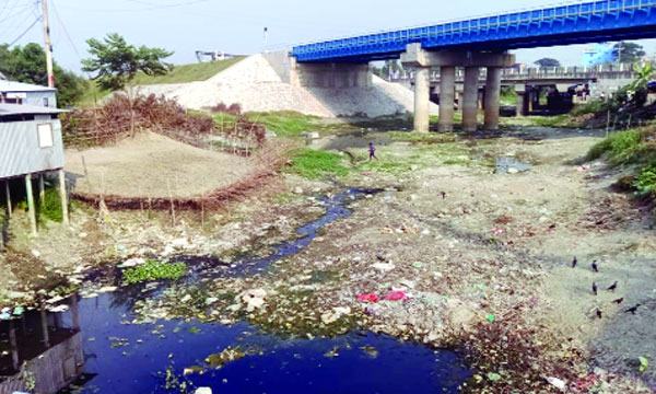 দখল দূষণে বিপর্যস্ত ইছামতি খাল