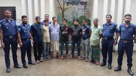 কুলাউড়ায় সাজাপ্রাপ্ত আসামি ও জুয়াড়িসহ গ্রেফতার ৭