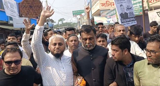 নৌকাকে সমর্থন দিয়ে সরে দাঁড়ালেন স্বতন্ত্র প্রার্থী সাঈদ