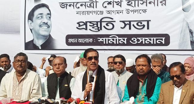 এখনো নির্বাচন বন্ধের জন্য ষড়যন্ত্র হচ্ছে : শামীম ওসমান