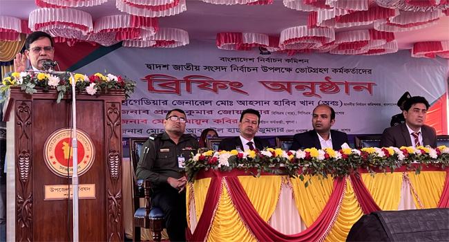 কোনো কেন্দ্রে জাল ভোট পড়লে চাকরিচ্যুত করা হবে প্রিজাইটিং অফিসারকে : ইসি হাবিব