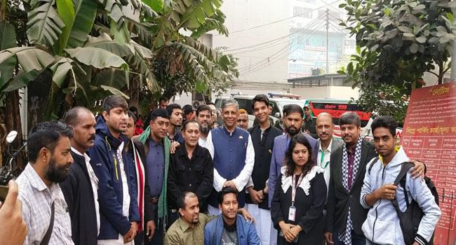 ঢামেকে সাংবাদিকদের সাথে মতবিনিময়ে বাহাউদ্দিন নাছিম