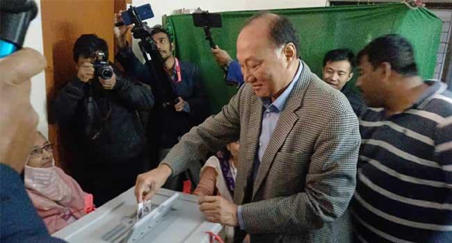 রাঙ্গামাটিতে ভোট চলছে