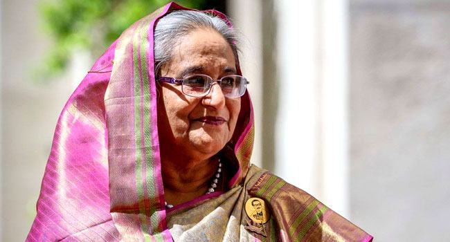 টানা চতুর্থবার সংসদ নেতা হলেন শেখ হাসিনা