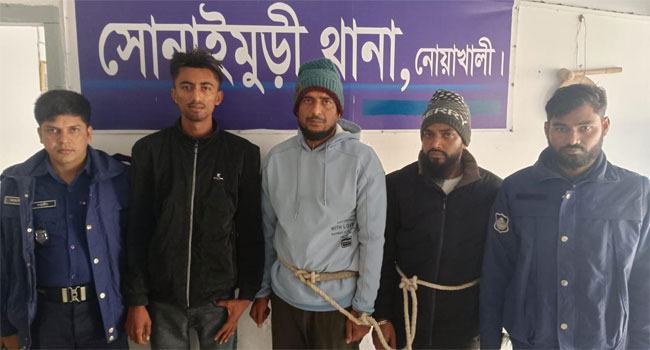 নোয়াখালীতে স্বতন্ত্র প্রার্থীর এজেন্টকে গুলি করে হত্যা মামলায় গ্রেফতার ৩
