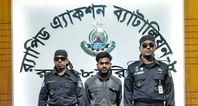 গণধর্ষণ মামলার প্রধান আসামি সাগর খান র‌্যাবের হাতে গ্রেফতার