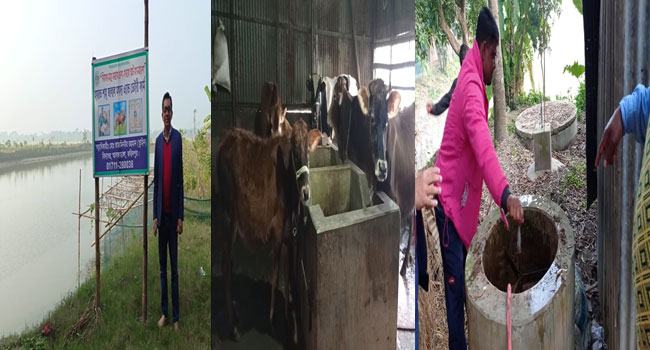 সৌখিন মৎসচাষী তুহিন এখন এলাকাবাসীর দৃষ্টান্ত