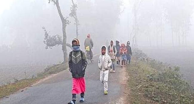 সৈয়দপুরে তাপমাত্রা নামলো ৮ ডিগ্রিতে, বিদ্যালয় বন্ধ