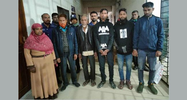 নালিতাবাড়ীতে ভাগ্নেকে গলাকেটে হত্যা, আ’লীগ নেতাসহ গ্রেফতার ৬