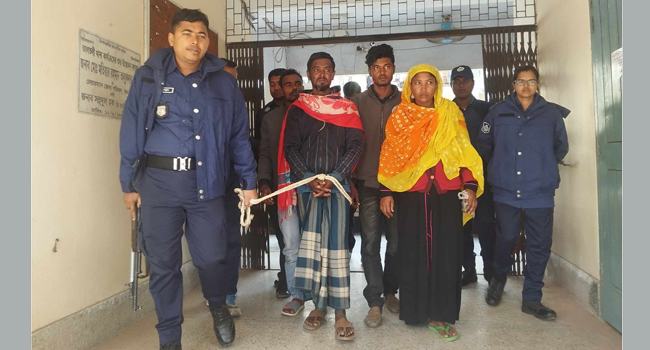 গৃহবধূ হত্যা : স্বামী, শ্বশুর-শাশুড়ি ও দেবর গ্রেফতার
