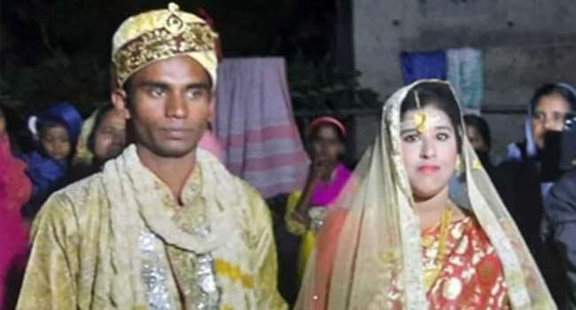 সখীপুরে দুই প্রতিবন্ধীর ধুমধাম করে বিয়ে
