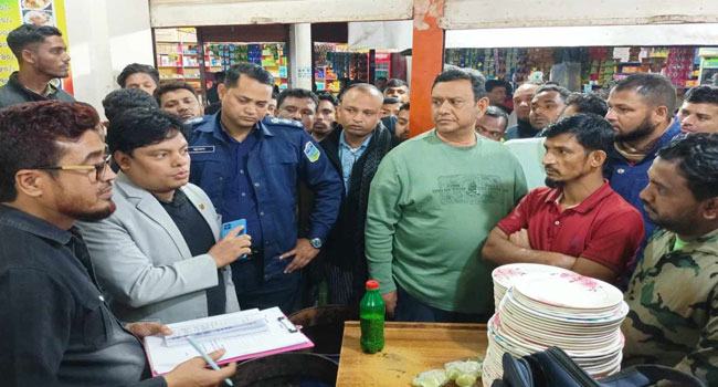 ঈশ্বরগঞ্জে বিরিয়ানিতে টিকটিকি ৩৫ হাজার টাকা জরিমানা