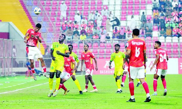 রহমতগঞ্জকে হারের স্বাদ দিলো বসুন্ধরা
