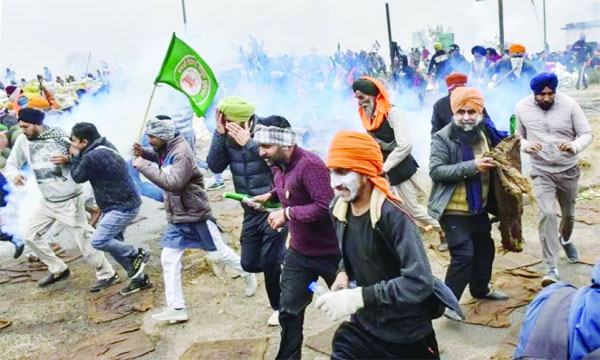 ভারতে পুলিশের সাথে সংঘর্ষে ১ কৃষক নিহত