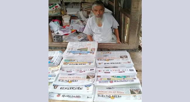 জীবনের শেষ দিনও পাঠকের হাতে পত্রিকা তুলে দিয়েছেন চৌধুরী