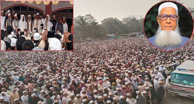 লক্ষ্মীপুরে লক্ষাধিক লোকের উপস্থিতিতে আল্লামা লুৎফুর রহমানের নামাজে জানাজা সম্পন্ন