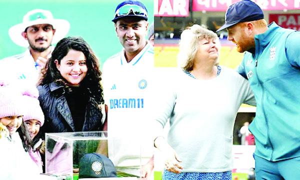 শততম টেস্টে অশ্বিনের চার