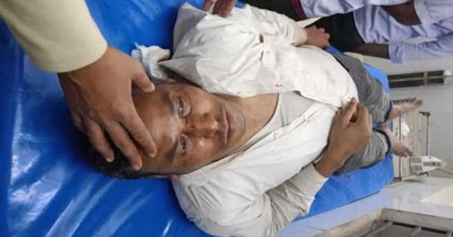 চলন্ত ট্রেনে পাথর নিক্ষেপ, আহত চালক
