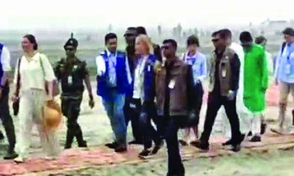 সুইডেনের রাজকন্যা ভিক্টোরিয়ার উপকূলীয় কয়রা পরিদর্শন