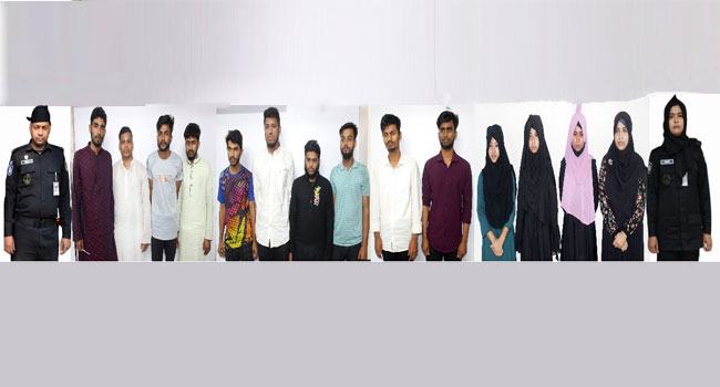 গাজীপুরে চাকরির প্রলোভনে আটকে রেখে নির্যাতন : উদ্ধার ২৭, গ্রেফতার ১৪