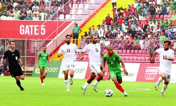 ইনজুরি টাইমের গোলে বাংলাদেশের হার