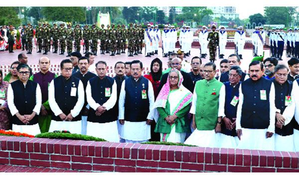 স্বাধীনতা ও জাতীয় দিবসে বঙ্গবন্ধুর প্রতি শ্রদ্ধা প্রধানমন্ত্রীর