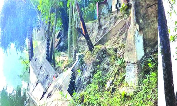 ওসমানীনগরে সাদীখাল নদীতে ভাঙন