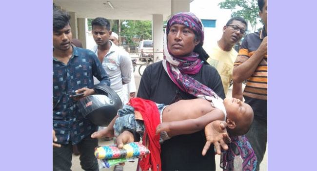 লালমোহনে ৯ মাসের শিশুর গলা কাটল দুর্বৃত্তরা