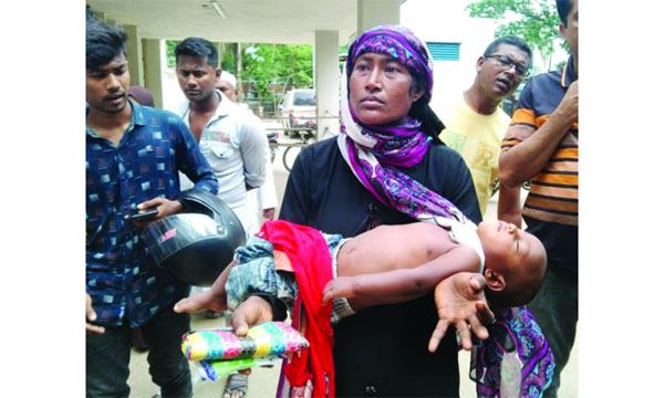 লালমোহনে ৯ মাসের শিশুর গলা কাটল দুর্বৃত্তরা