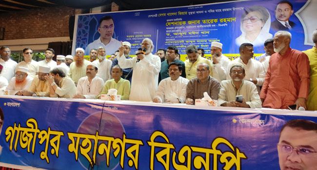 শান্তিকামী মানুষের আন্দোলন বন্দুক দিয়ে থামিয়ে রাখা যায় না : ড. মঈন খান