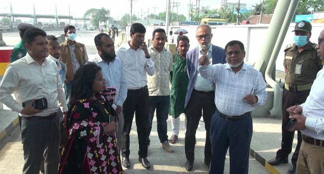 মেঘনা সেতুতে ইটিসি টোল আদায় বুথ পরীক্ষামূলকভাবে চালু