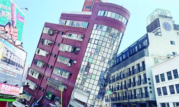 তাইওয়ানে ২৫ বছরের মধ্যে সবচেয়ে শক্তিশালী ভূমিকম্প
