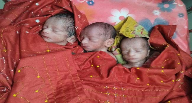 এক সাথে ৩ ছেলে সন্তানের জন্ম দিলেন আছিয়া