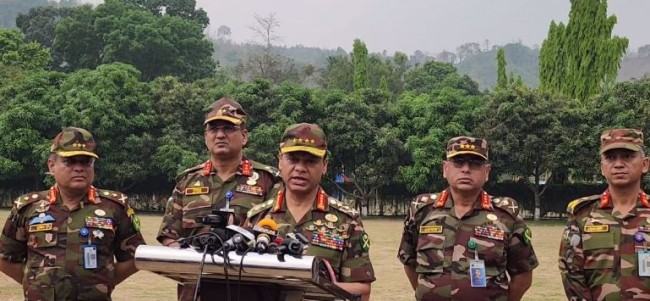 পরিস্থিতি স্বাভাবিক না হওয়া পর্যন্ত সেনাবাহিনীর যৌথ অভিযান চলবে