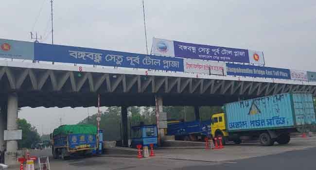 বঙ্গবন্ধু সেতুতে গত ২৪ ঘণ্টায় ৪৮ হাজার যানবাহন পারাপার