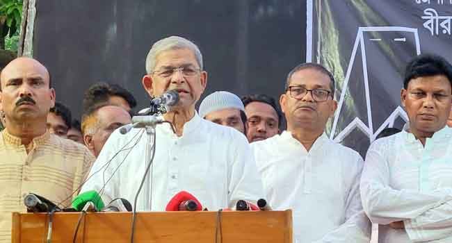 সরকার আবারো বাকশাল কায়েম করেছে : মির্জা ফখরুল