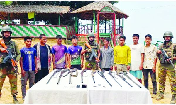 কেউক্রাডং পাহাড়ে যৌথ বাহিনীর অভিযান