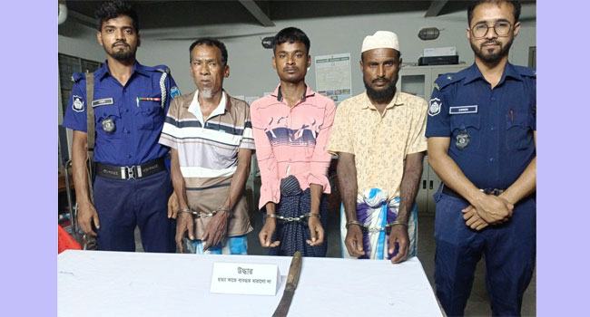 নোয়াখালীর ভাসানচর রোহিঙ্গা ক্যাম্পে গলা কেটে হত্যা ঘটনায় গ্রেফতার ৩