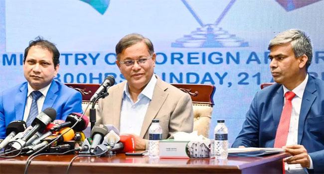 অভ্যন্তরীণ কারণে ভারতের পররাষ্ট্র সচিবের সফর স্থগিত : হাছান মাহমুদ