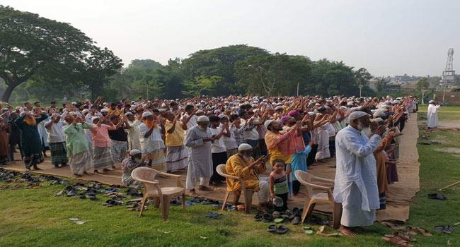 ধামরাইয়ে বৃষ্টির জন্য ইসতিসকার নামাজ অনুষ্ঠিত