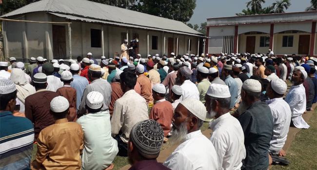 ফুলবাড়ীতে বৃষ্টি চেয়ে ইসতিসকার নামাজ